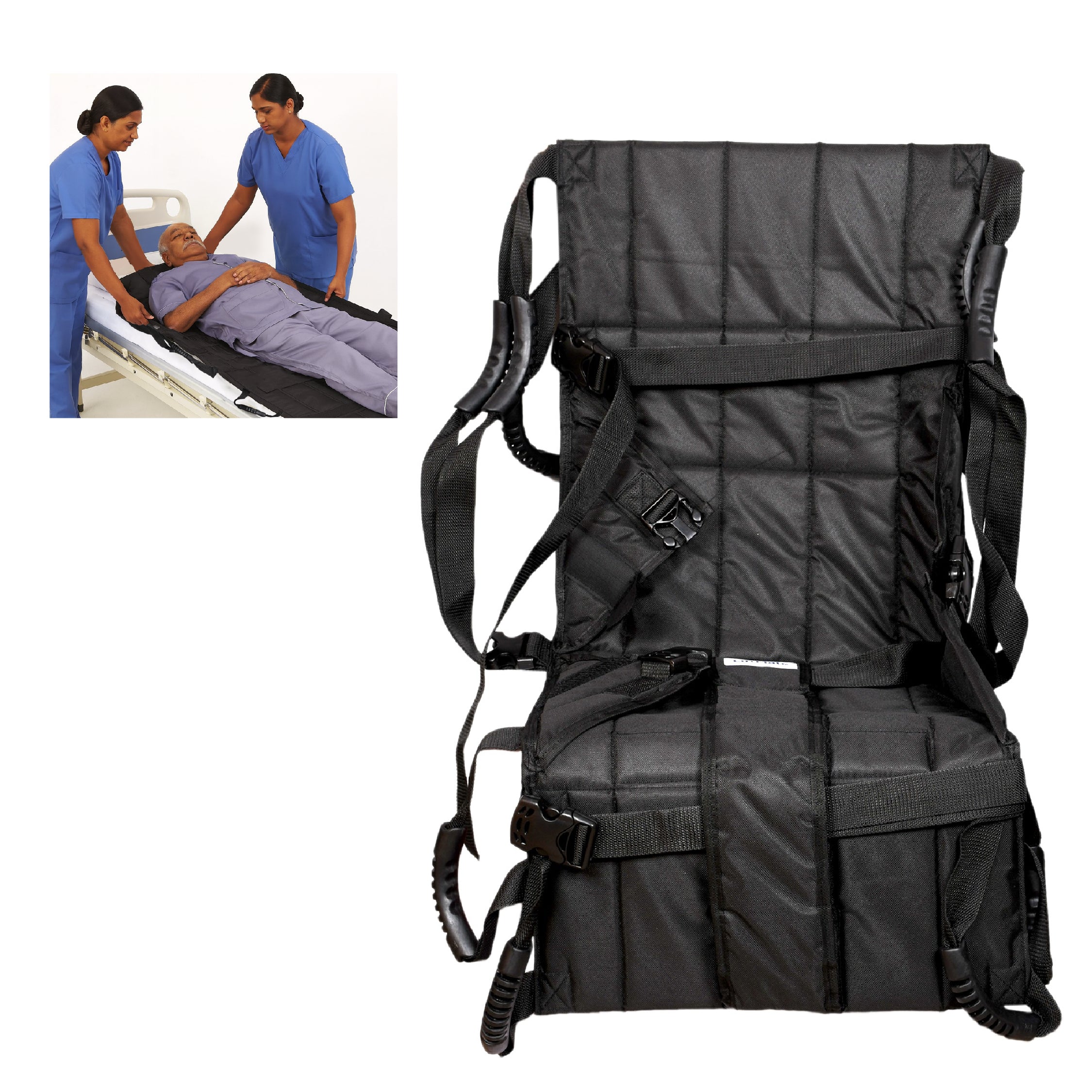 LiftMate PRO Clinical Transfer Belt | Medical-Grade Patient Lifting Aid for Physiotherapists, Hospitals & Caregivers | 360° Safety Harness | 120kg Capacity