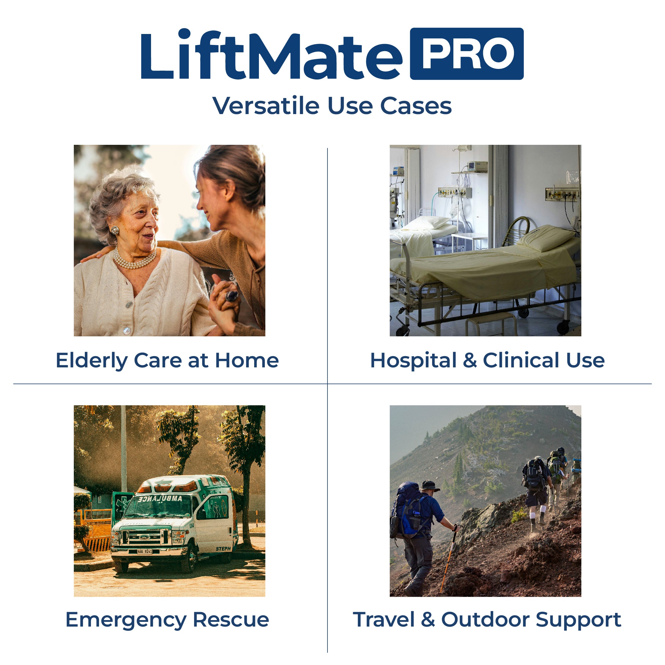 LiftMate PRO Clinical Transfer Belt | Medical-Grade Patient Lifting Aid for Physiotherapists, Hospitals & Caregivers | 360° Safety Harness | 120kg Capacity